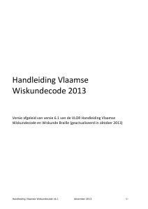 Handleiding Wiskunde VWC v6.1b (zonder braille).