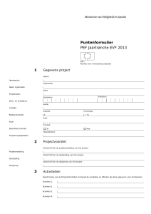 `Puntenformulier EVF 2013` 1/2 Word document | 7