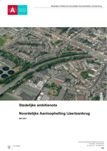 Stedelijke ambitienota Noordelijke Aanloophelling