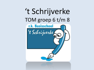 PowerPoint-presentatie - t Schrijverke