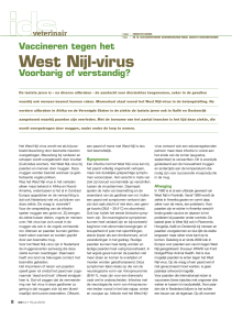 West Nijl-virus - Sectorraad Paarden