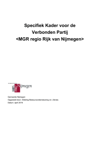 specifiek Kader - Gemeente Nijmegen