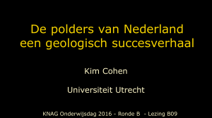 De polders van Nederland een geologisch