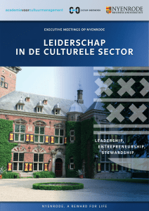 leiderschap in de culturele sector