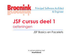 JSF Course part 1