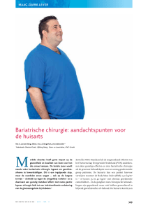 Bariatrische chirurgie - Nederlandse Obesitas Kliniek
