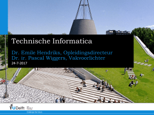 PowerPoint-presentatie - Elektrotechniek, Wiskunde en Informatica
