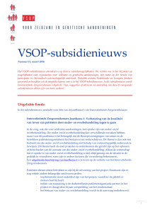 VSOP subsidienieuws 11