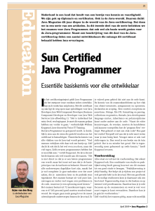 Sun Certified Java Programmer - BI