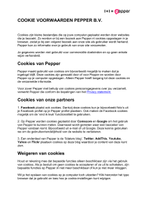 Klik hier om de Cookie voorwaarden te downloaden in PDF