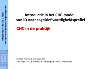 Introductie in het CHC-model : van IQ naar cognitief