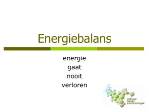 Energiebalans…. - Wikiwijs Maken
