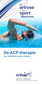 De ACP-therapie kan misschien ook u helpen