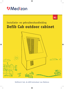 Defib Cab outdoor cabinet