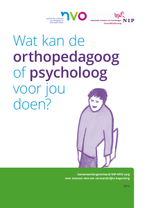 Wat kan de orthopedagoog of psycholoog voor jou doen?