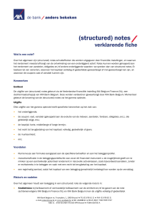 (structured) notes