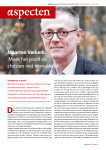 Maarten Verkerk - Stichting voor Christelijke Filosofie