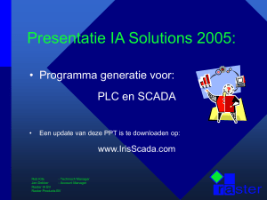 Presentatie IA solutions 2005
