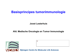 Basisprincipes tumorimmunologie