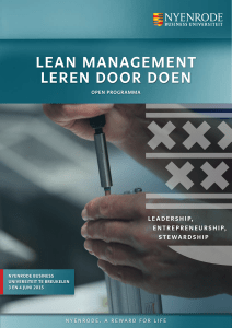 lean management leren door doen
