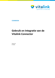 Gebruik en Integratie van de Vitalink Connector