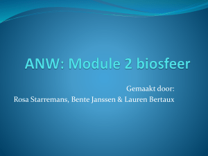 ANW: Module 2 biosfeer