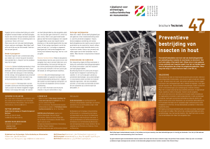 Preventieve bestrijding van insecten in hout