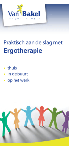 Folder Ergotherapie Van Bakel