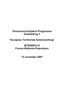 1 - INTERREG IV