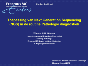 Toepassing van Next Generation Sequencing (NGS) in de routine