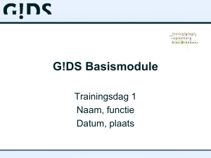 G!DS Basiscursus
