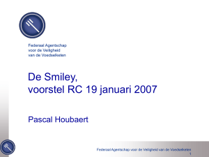De Smiley,voorstel RC 19 januari 2007