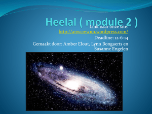 Heelal ( module 2 )