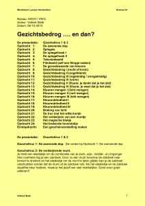 Gezichtsbedrog - Montessori Lyceum Amsterdam