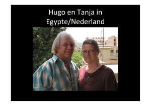 Hugo en Tanja in Egypte/Nederland