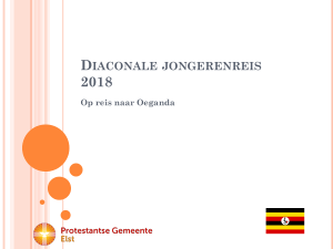 Diaconale jongerenreis 2018 - Protestantse Gemeente Elst