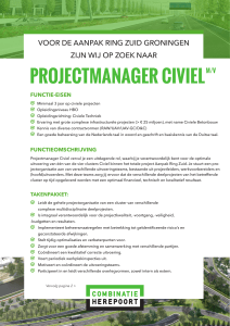 projectmanager civiel