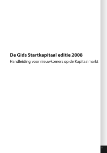 De Gids Startkapitaal editie 2008