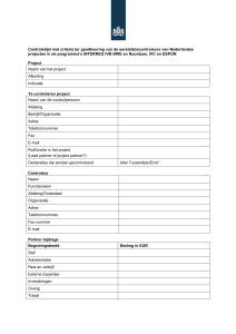 Checklist with criteria for the approbation of first level controllers