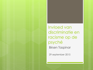 Invloed van discriminatie en racisme op je psychologie