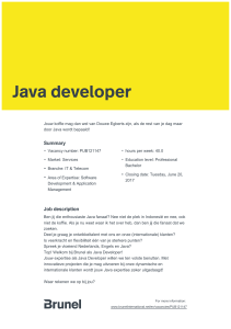 Java developer