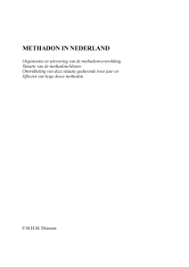 methadon in nederland