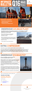 onderhoud q16-maas plant extra compressor onderhoud q16