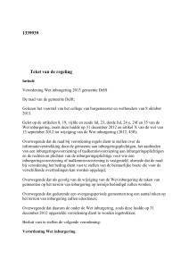 Verordening inburgering 2013 - Delft R.I.S.