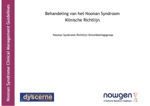 Klinische richtlijn Noonan Syndroom