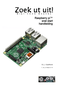 Raspberry pi™ snel start handleiding