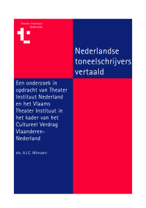 Nederlandse toneelschrijvers vertaald