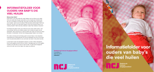Informatiefolder voor ouders van baby`s die veel huilen (NCJ)