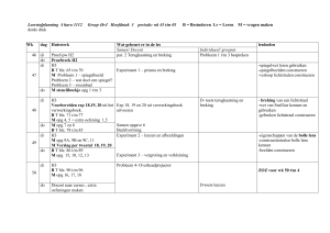 Leerstofplanning 4 vwo