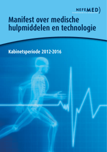 Manifest over medische hulpmiddelen en technologie